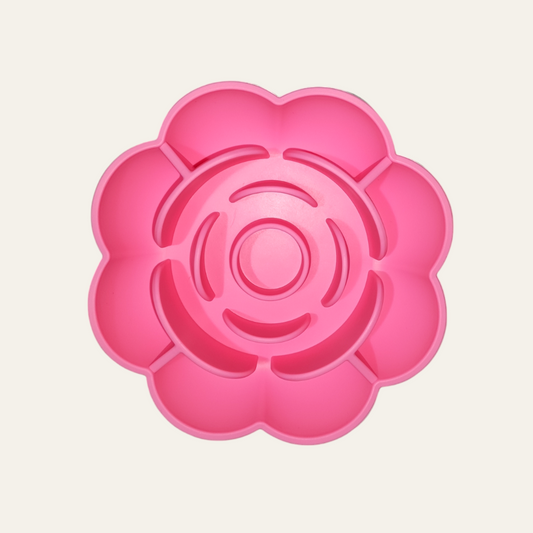 "Flower Power" | Slow Feeder, Pink