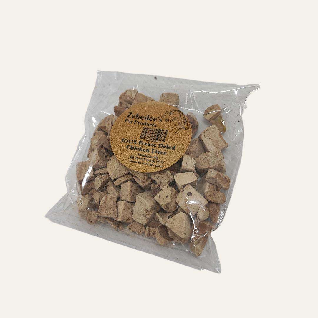 Zebedee Freeze Dried Chicken Liver Treats