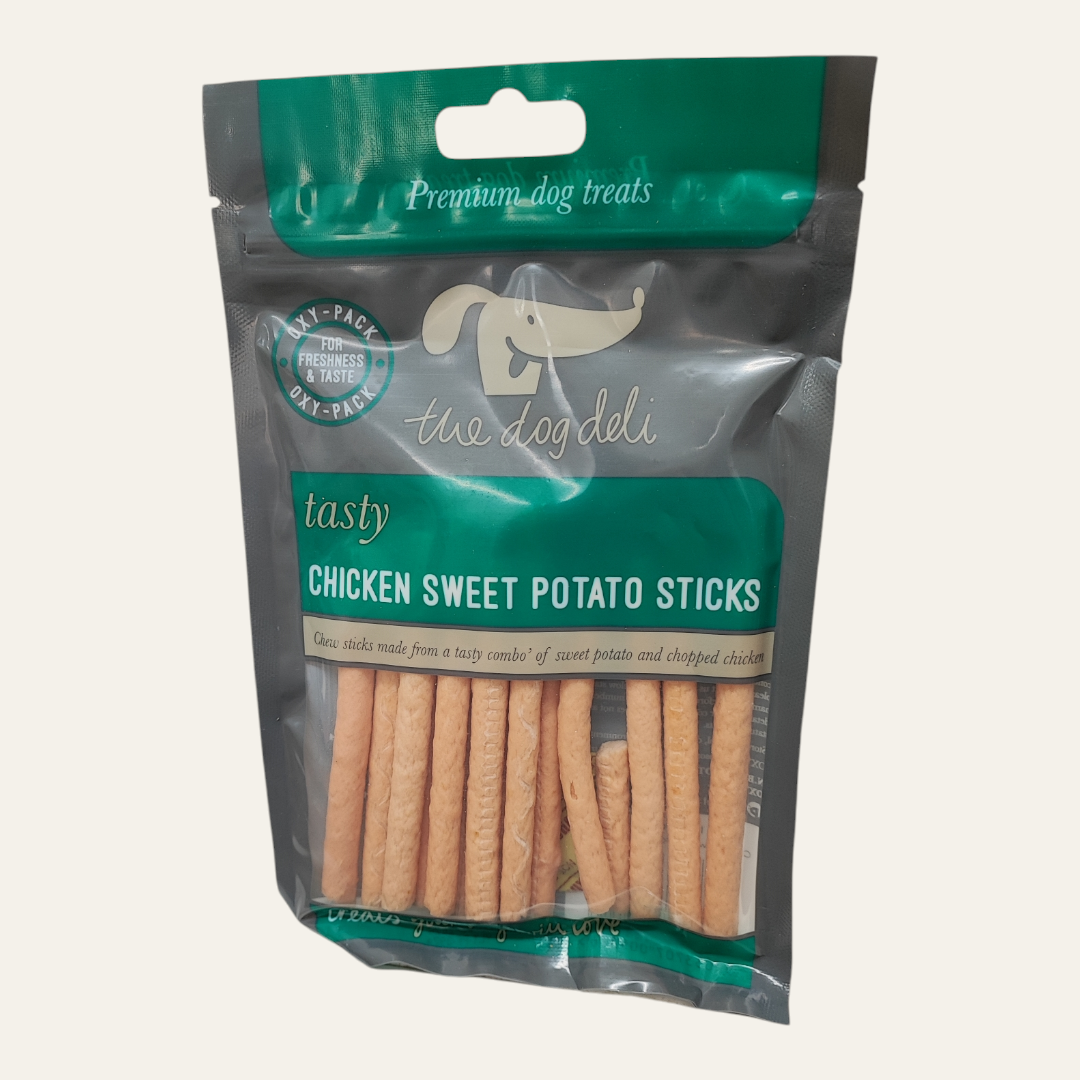 The Dog Deli | Chicken Sweet Potato Sticks 100g