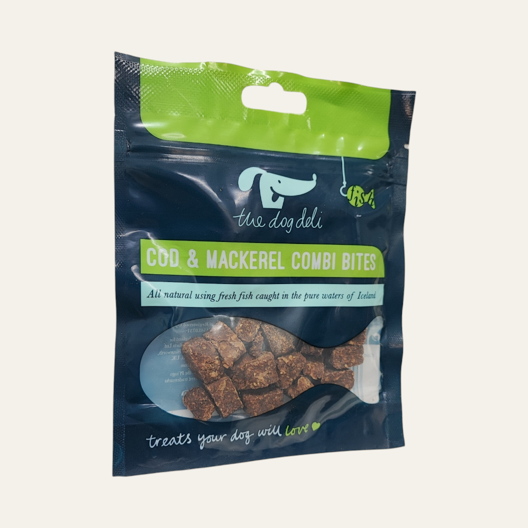 The Dog Deli | Cod & Mackerel Combi Bites 60g