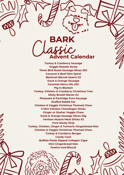 BARK Classic Advent Calendar - 25 Days | Calendar Checkout Only