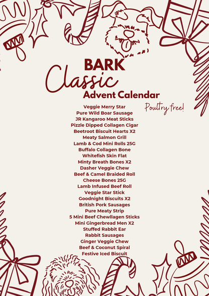 BARK Classic Advent Calendar - 25 Days | Calendar Checkout Only
