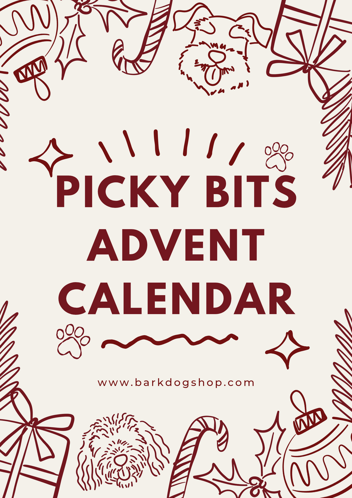 BARK Picky Bits Advent Calendar - 24 Doors | Calendar Checkout Only