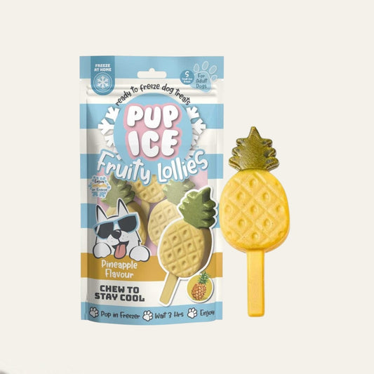 Pup Ice Pineapple Fruity Lollies | 3 Pack