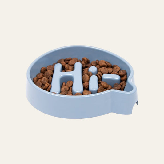 Great&Small Blue Slow Down Hi! Bowl