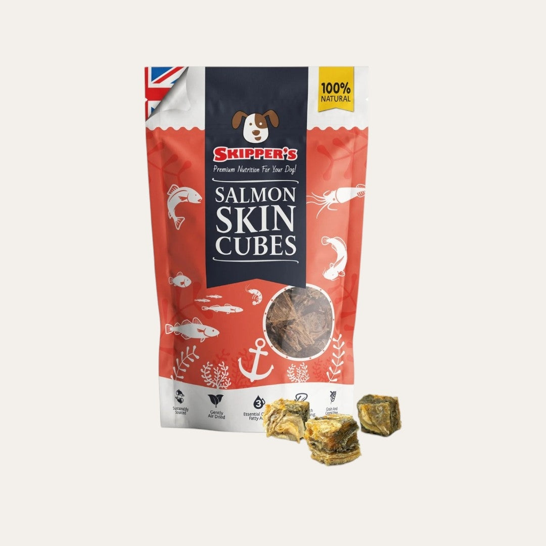 Salmon Skin Cubes 70g