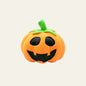Great&Small Creepy Cuties Latex Pumpkin