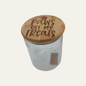 Paws Off My Treats Jar with Paw Print