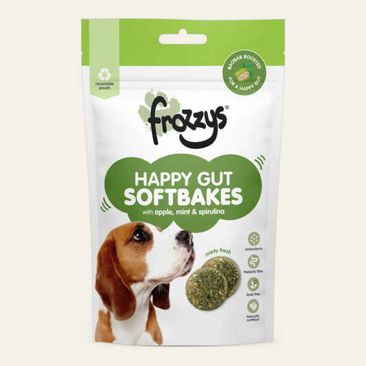 Frozzys Happy Gut Softbakes|  Apple, Mint & Spirulina