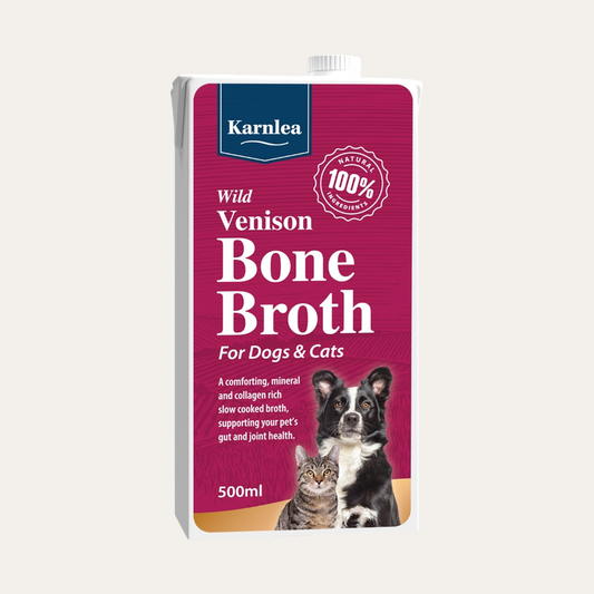 Karnlea Wild Venison Bone Broth For Dogs And Cats 500ml