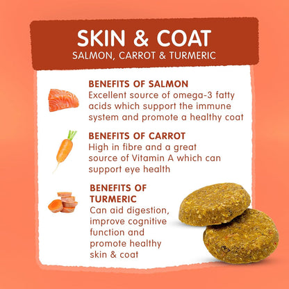 Frozzys Happy Gut Softbakes| Salmon, Carrot & Tumeric
