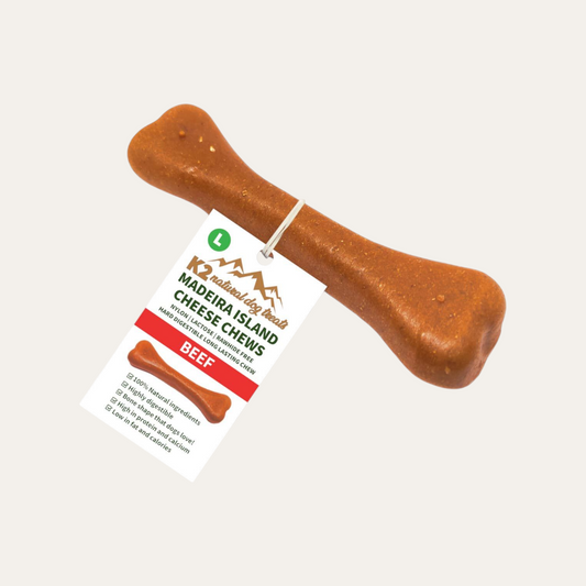 K2 Madeira Island Cheese Chews Beef | 5 Sizes