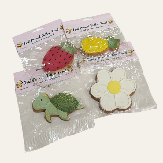 Four Iced Biscuits