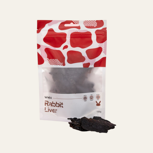 Waita Air Dried Rabbit Liver 100g