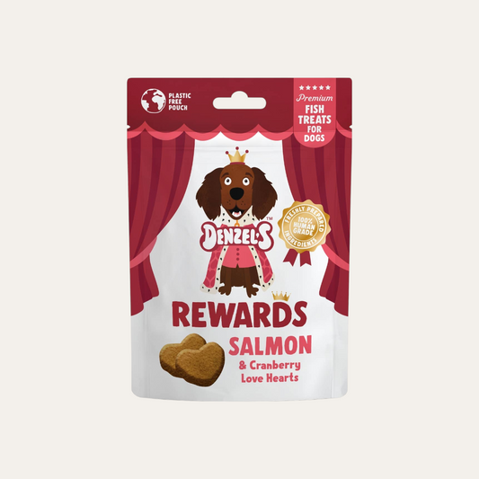 Denzel'S Salmon & Cranberry Love Hearts Rewards 70g