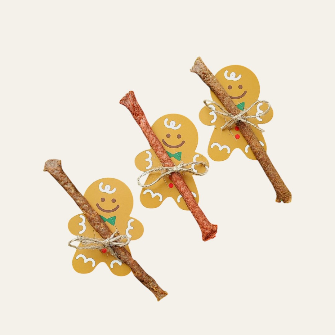Gingerbread Pup Sticks