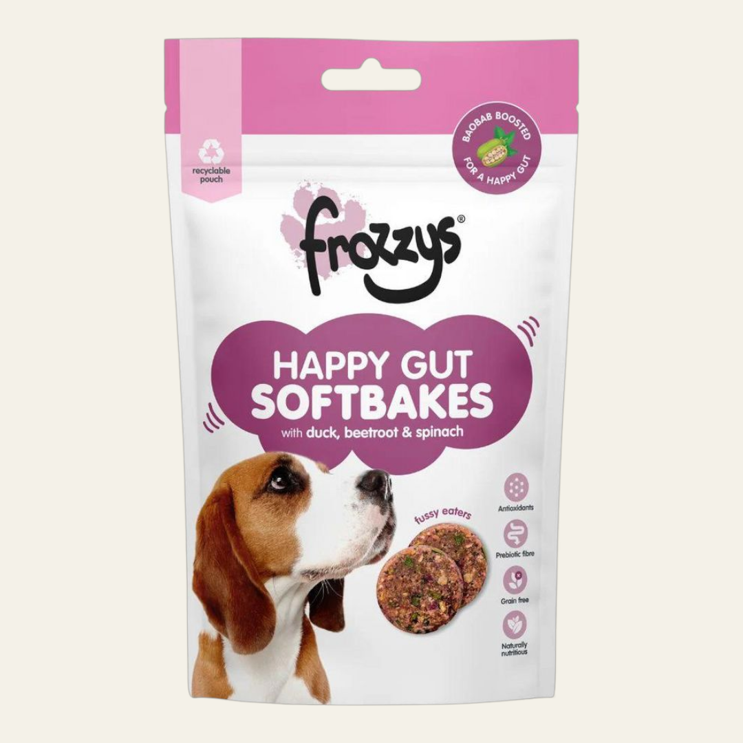 Frozzys Happy Gut Softbakes|  Duck, Beetroot & Spinach