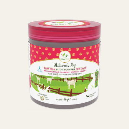 Nature's Sip for Dogs: Goat's Milk with Pomegranate & Cranberry