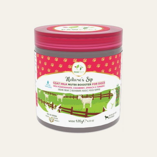 Nature's Sip for Dogs: Goat's Milk with Pomegranate & Cranberry