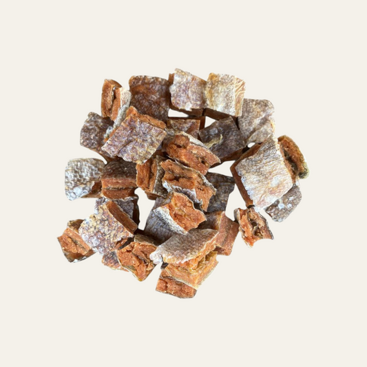 Salmon Skin Cubes