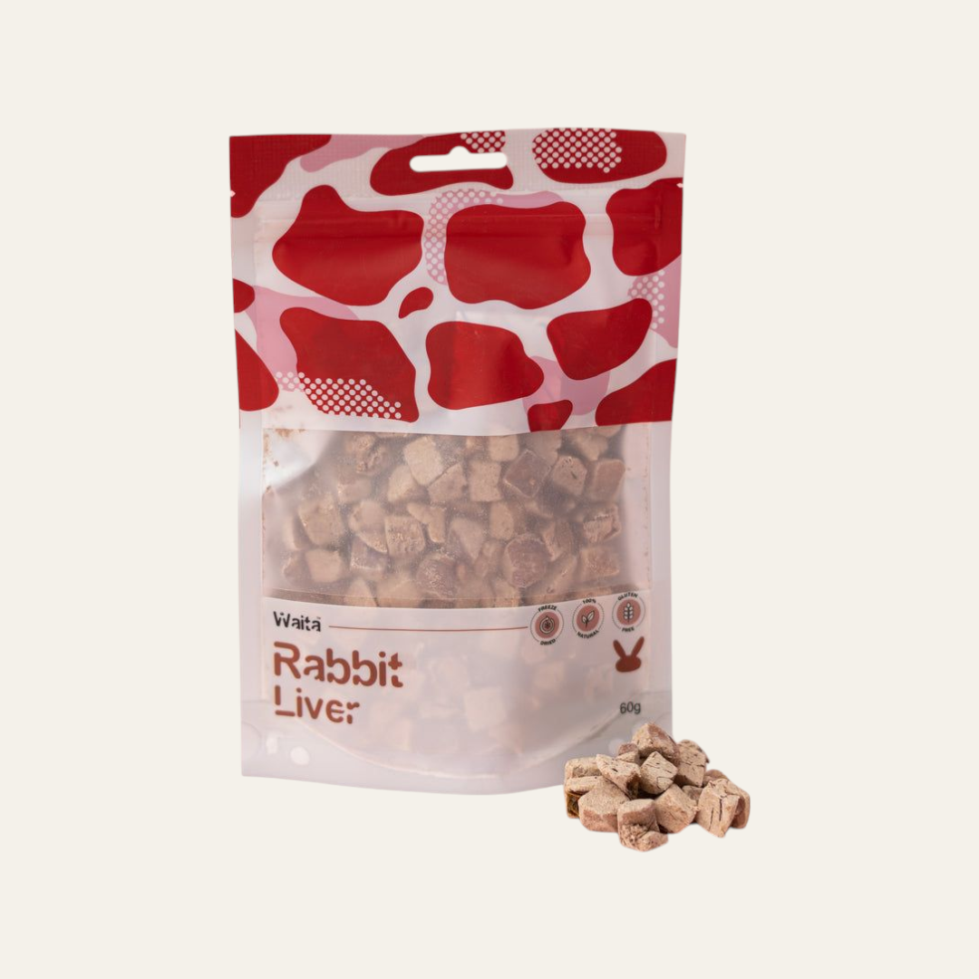 Waita Freeze Dried Rabbit Liver 60g