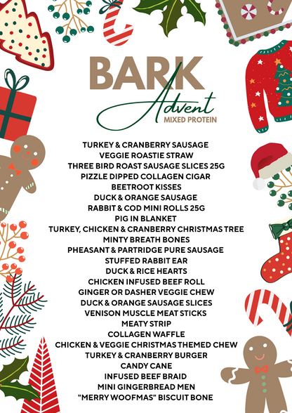 BARK Classic Advent Calendar & REFILL | PRE ORDER | This must be ordered separately to other items