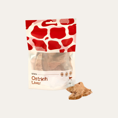 Waita Freeze Dried Ostrich Liver 50g