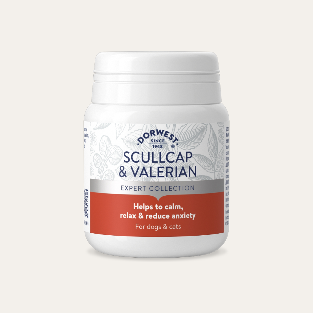 Dorwest Scullcap & Valerian Tablets For Dogs And Cats 100 Tablets