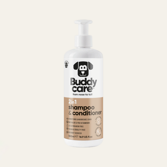 Buddycare 2in1 Coconut Dog Shampoo & Conditioner