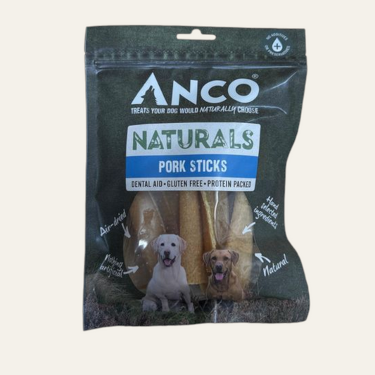Anco Naturals Pork Sticks 100g