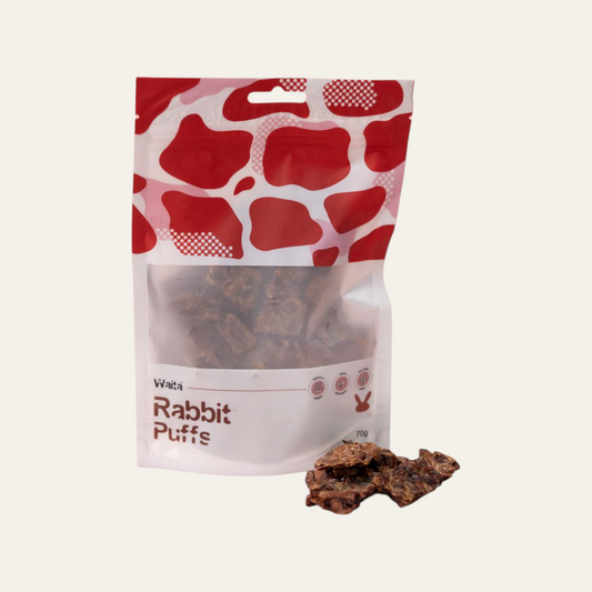 Waita Air Dried Rabbit Puffs 70g