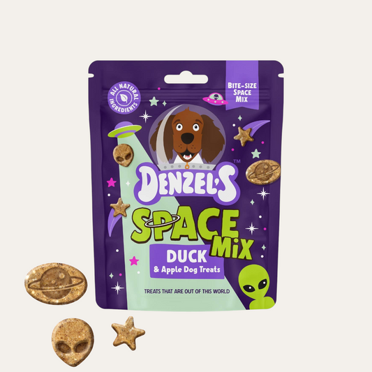 Denzel’S Space Mix Duck & Apple Dog Treats 90g