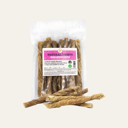 JR Beef Bladder Twists 100g