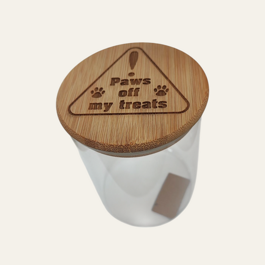 Paws Off My Treats Jar