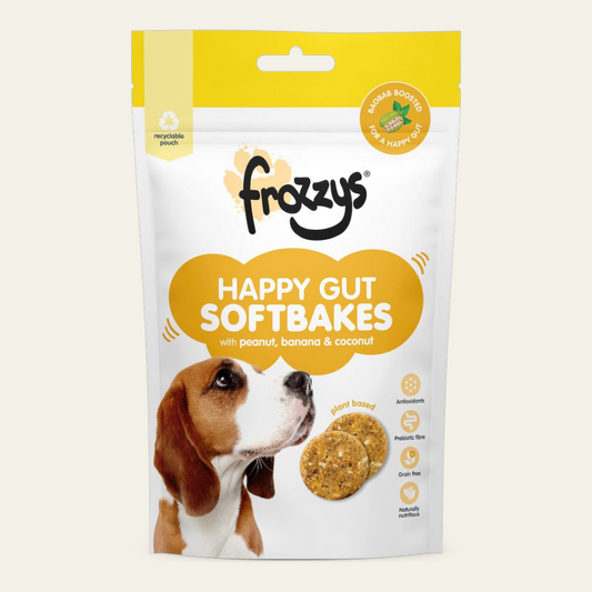Frozzys Happy Gut Softbakes | Peanut Butter, banana & Coconut