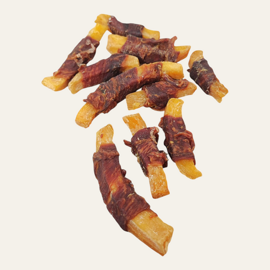 Sweet Potato Wrapped in Duck