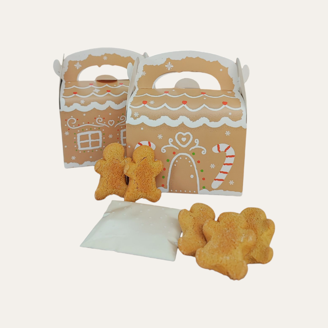 Mini Gingerbread & Goat Milk Dog Treat Gift Box