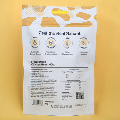 Waita Freeze Dried Chicken Heart 40g