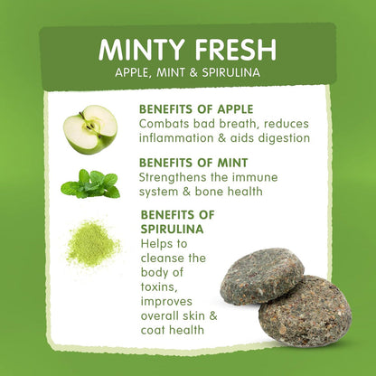 Frozzys Happy Gut Softbakes|  Apple, Mint & Spirulina