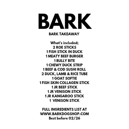 Fiver Friday| BARK Takeaway