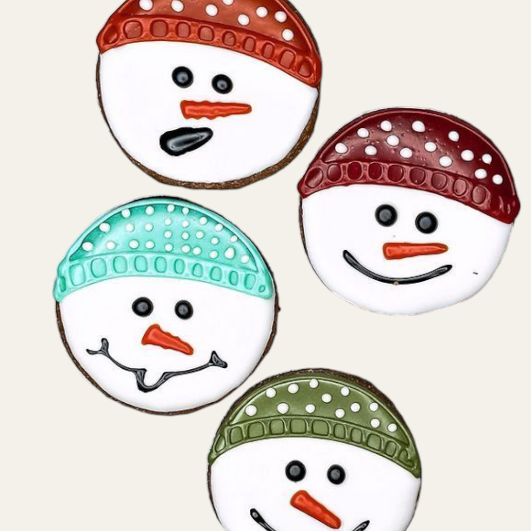 Nelson's Treats Snowman Iced Biscuit