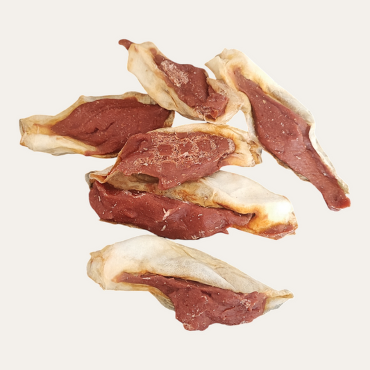 Rabbit Ears Stuffed with Ostrich