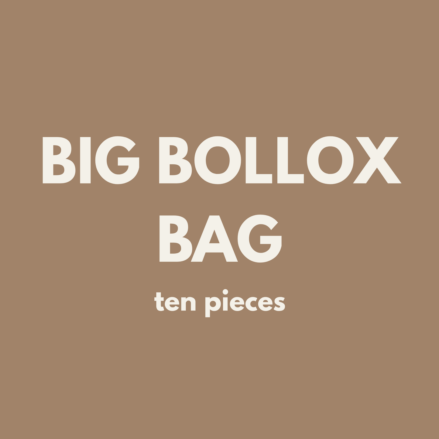 Fiver Friday| Big Bollox Bag