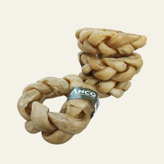 Anco Naturals Buffalo Collagen Braided Rings