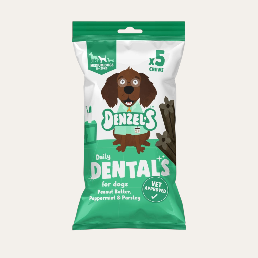 Denzel'S Daily Dentals Medium: Peanut Butter 100g
