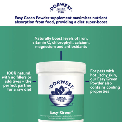 Dorwest Easy-Green® Powder For Dogs And Cats 250g
